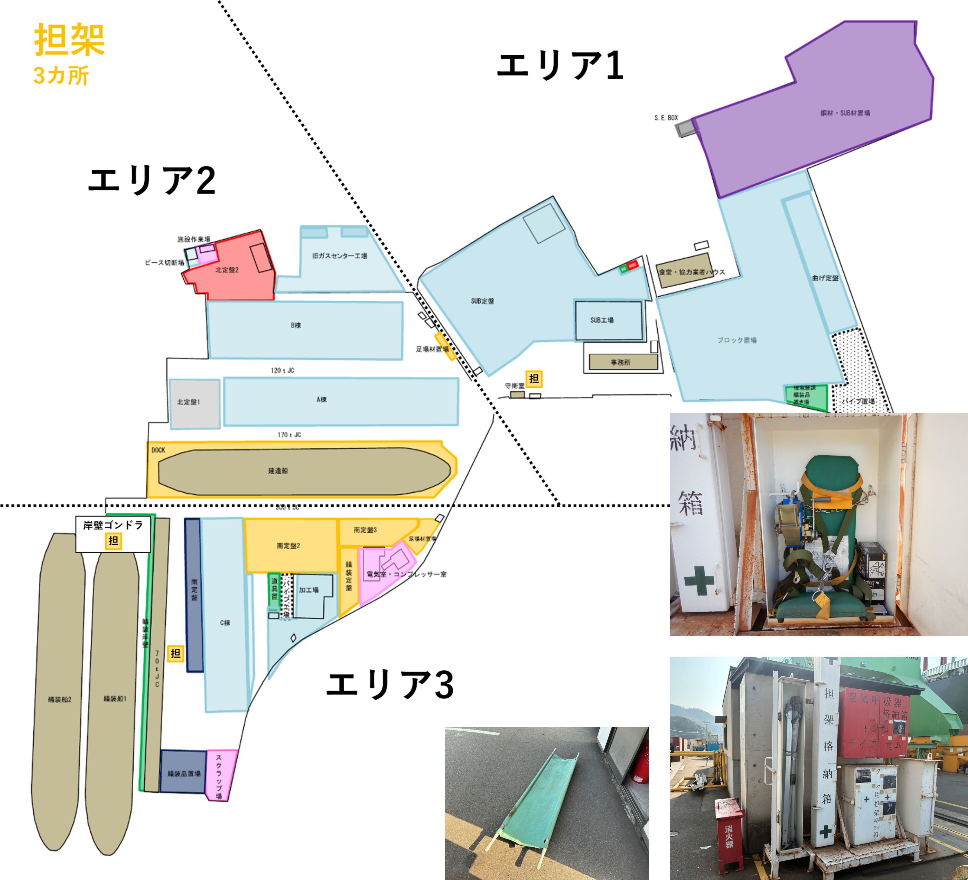 担架マップ全体